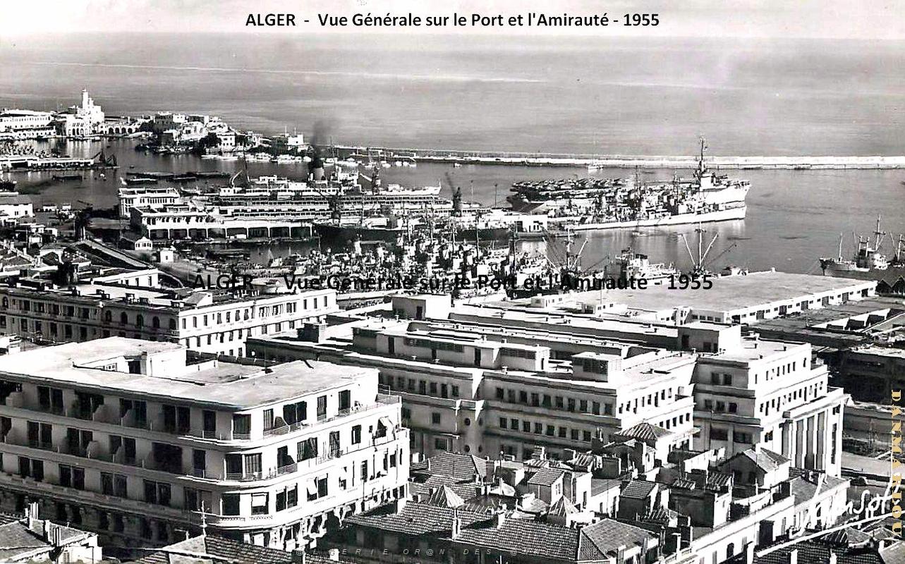 Alger - Vue  Generale sur Port et Amiraute - 1955.jpg